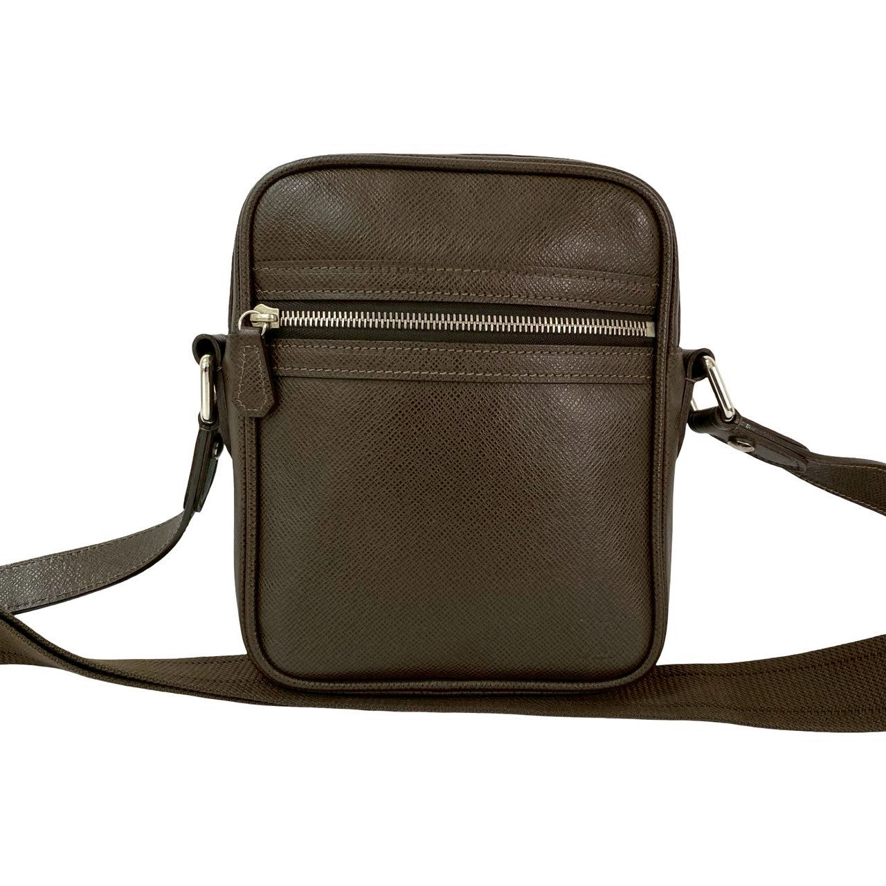 Elegant Women's Shoulder Bag | LOUIS VUITTON Shoulder Bag leather Brown Taiga Dimitri