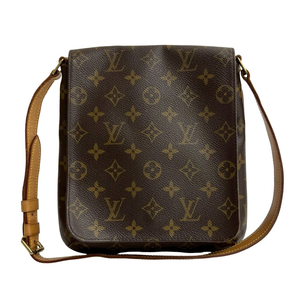 LOUIS VUITTON Shoulder Bag leather Brown Monogram Mtte Salsa