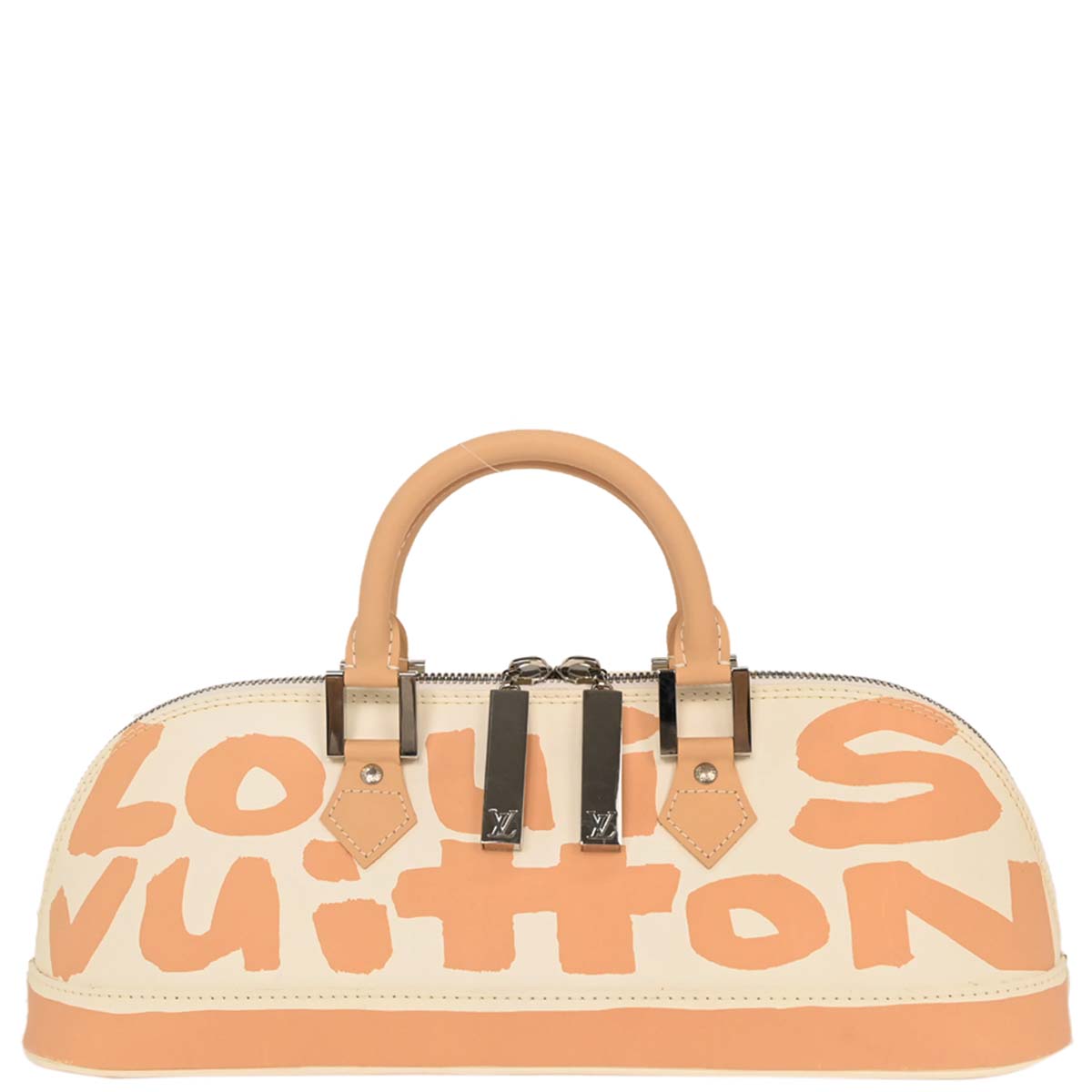 Louis Vuitton 2001 Beige Graffiti Alma Horizontal Handbag M92176