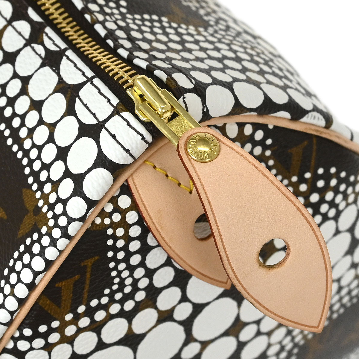 Louis Vuitton Yayoi Kusama White Monogram Town 30 Handbag M40690