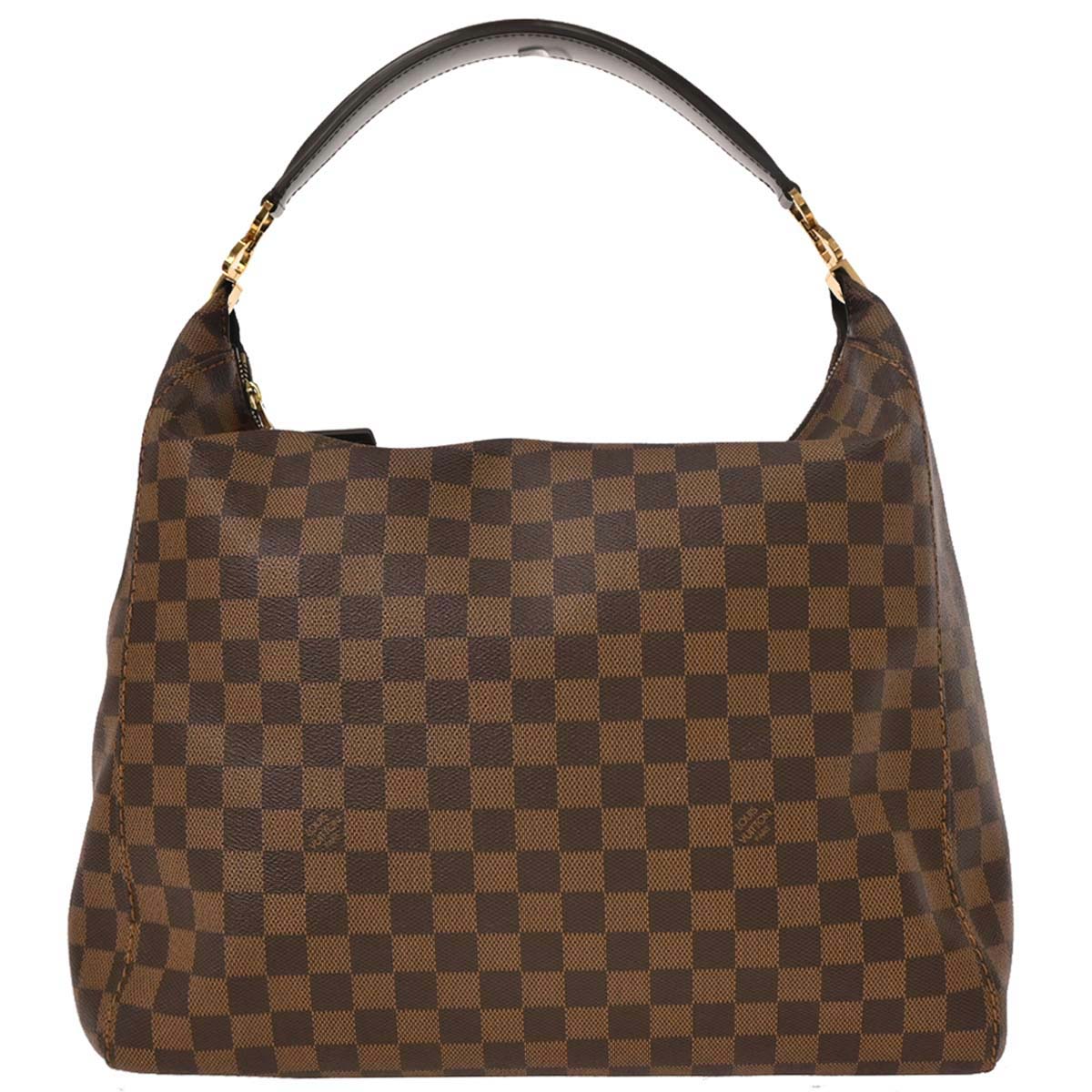 Louis Vuitton 2014 Damier Portobello GM Hobo Handbag N41185