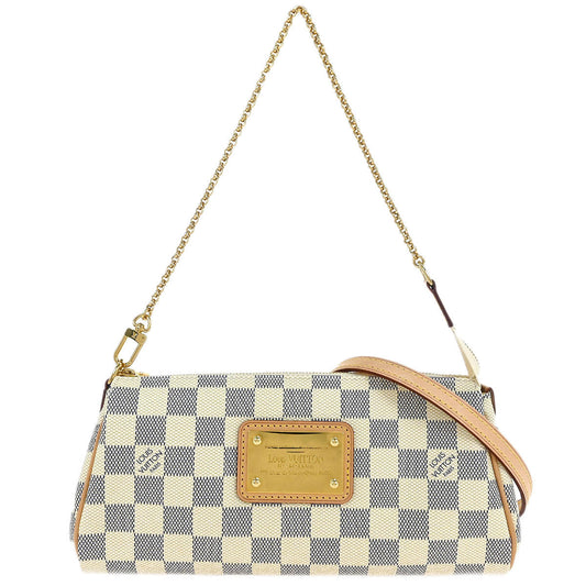 Louis Vuitton 2011 Damier Azur Eva 2way Shoulder Chain Handbag N55214