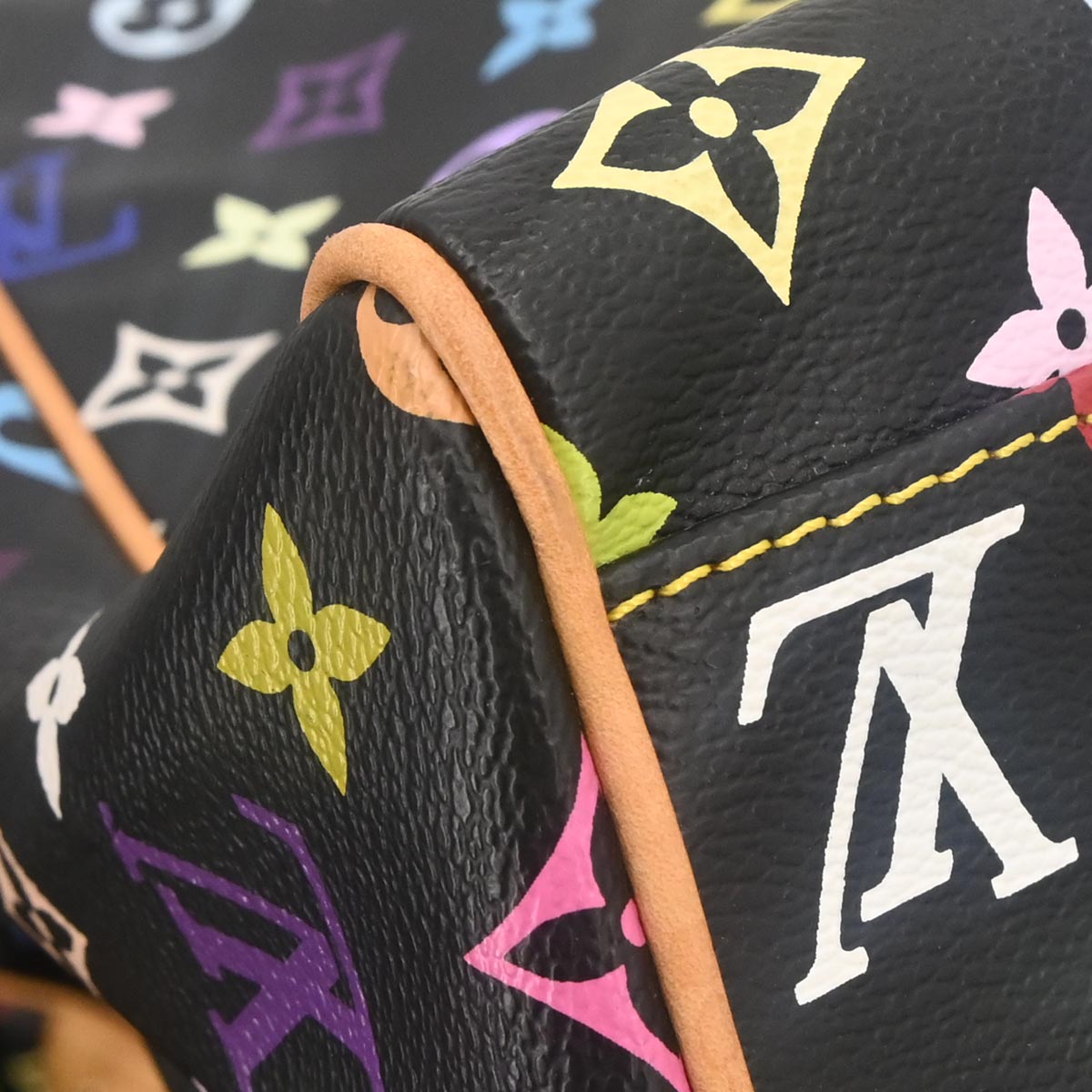 Louis Vuitton 2006 Black Monogram Multicolor Aurelia GM Tote Bag M40101