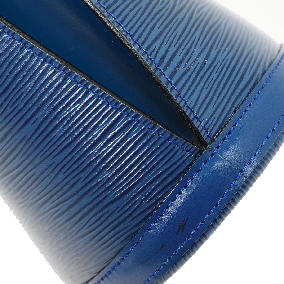 Louis Vuitton 1993 Blue Epi Cluny Shoulder Bag M52255