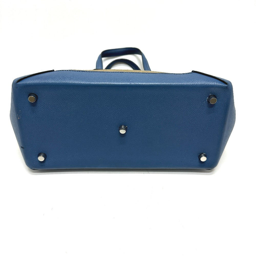 HERMES Tote Bag Epsom, Grizzly blue Maxi box cover 30 Women