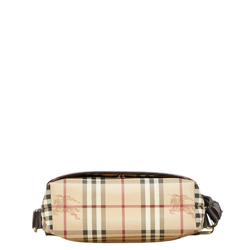 Burberry Haymarket Check Shadow Horse PVC Shoulder Bag
