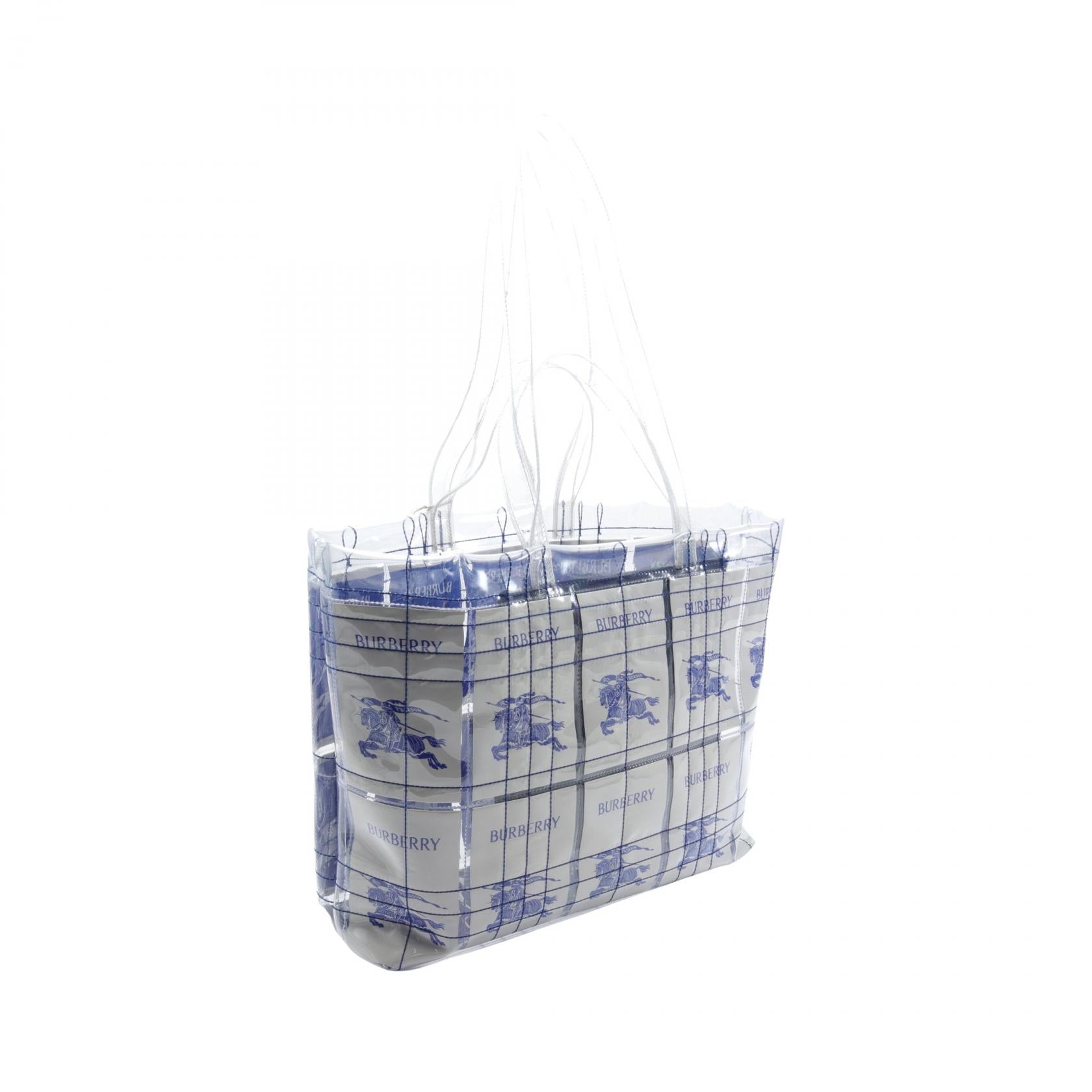 Burberry 8079639 PVC Coated Canvas Tote Bag