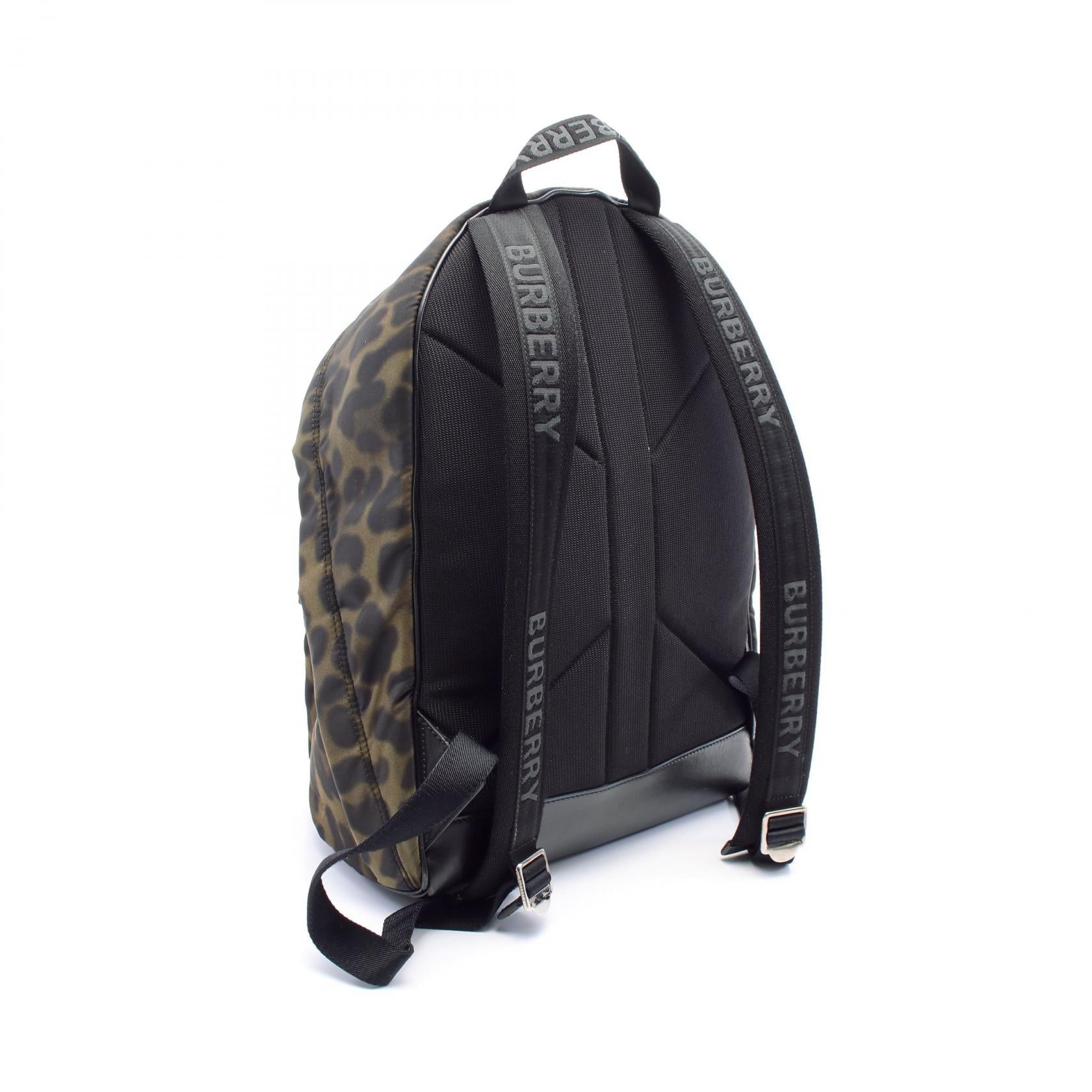 Burberry Nylon Leather Backpack