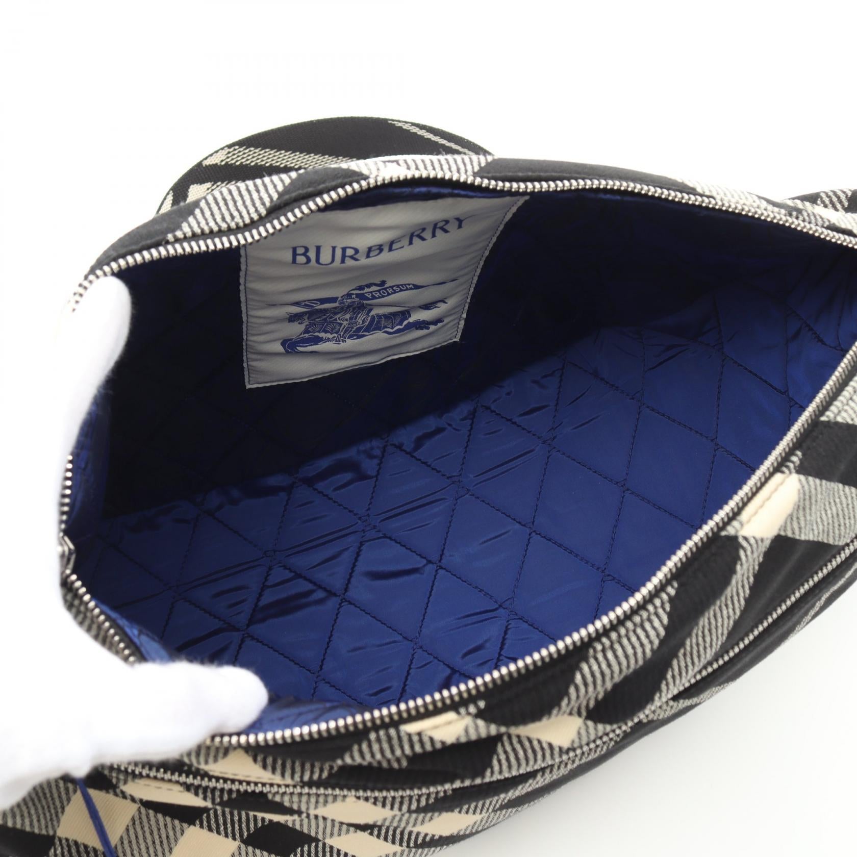 Burberry Large Shield Fabric Shoulder Bag