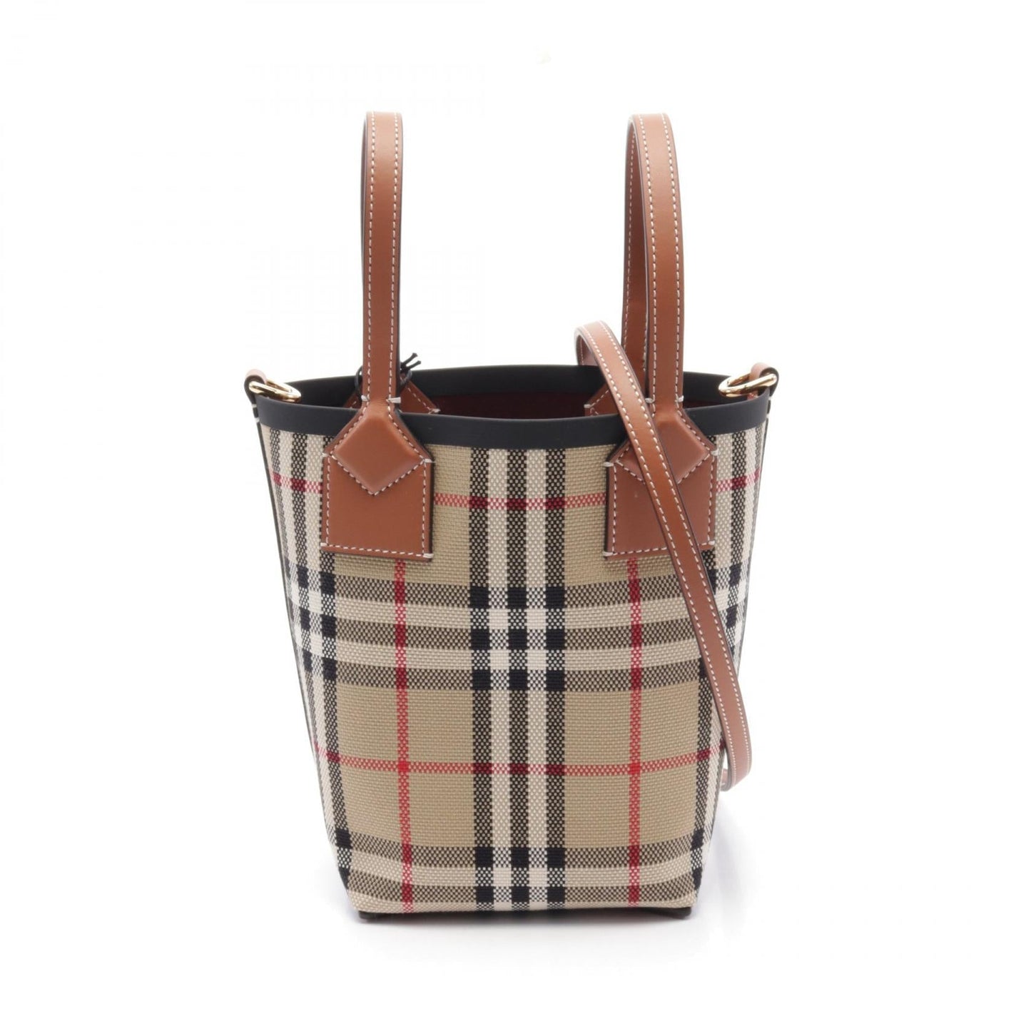Burberry Canvas×Leather Mini London Tote Bag 8070461