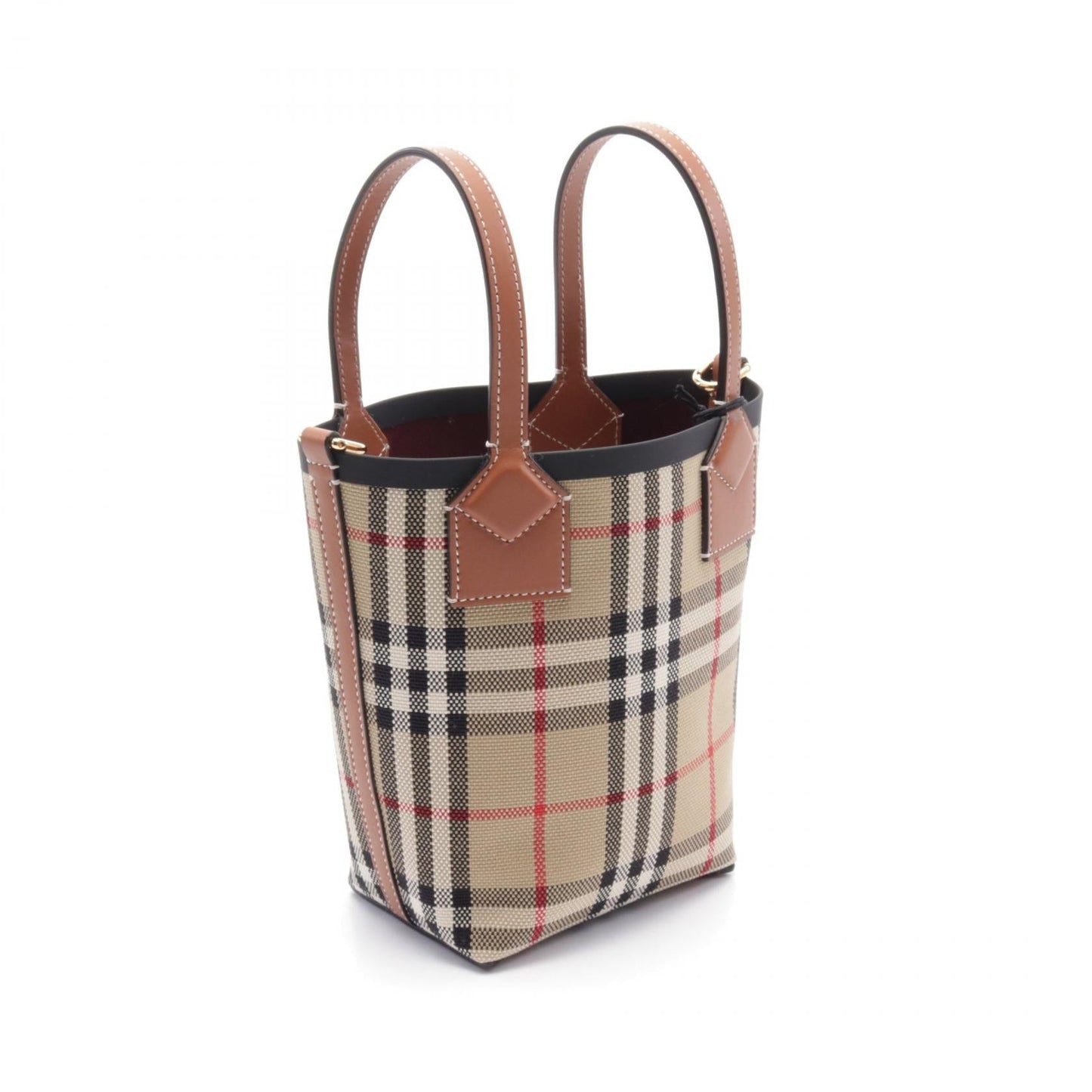 Burberry Canvas×Leather Mini London Tote Bag 8070461