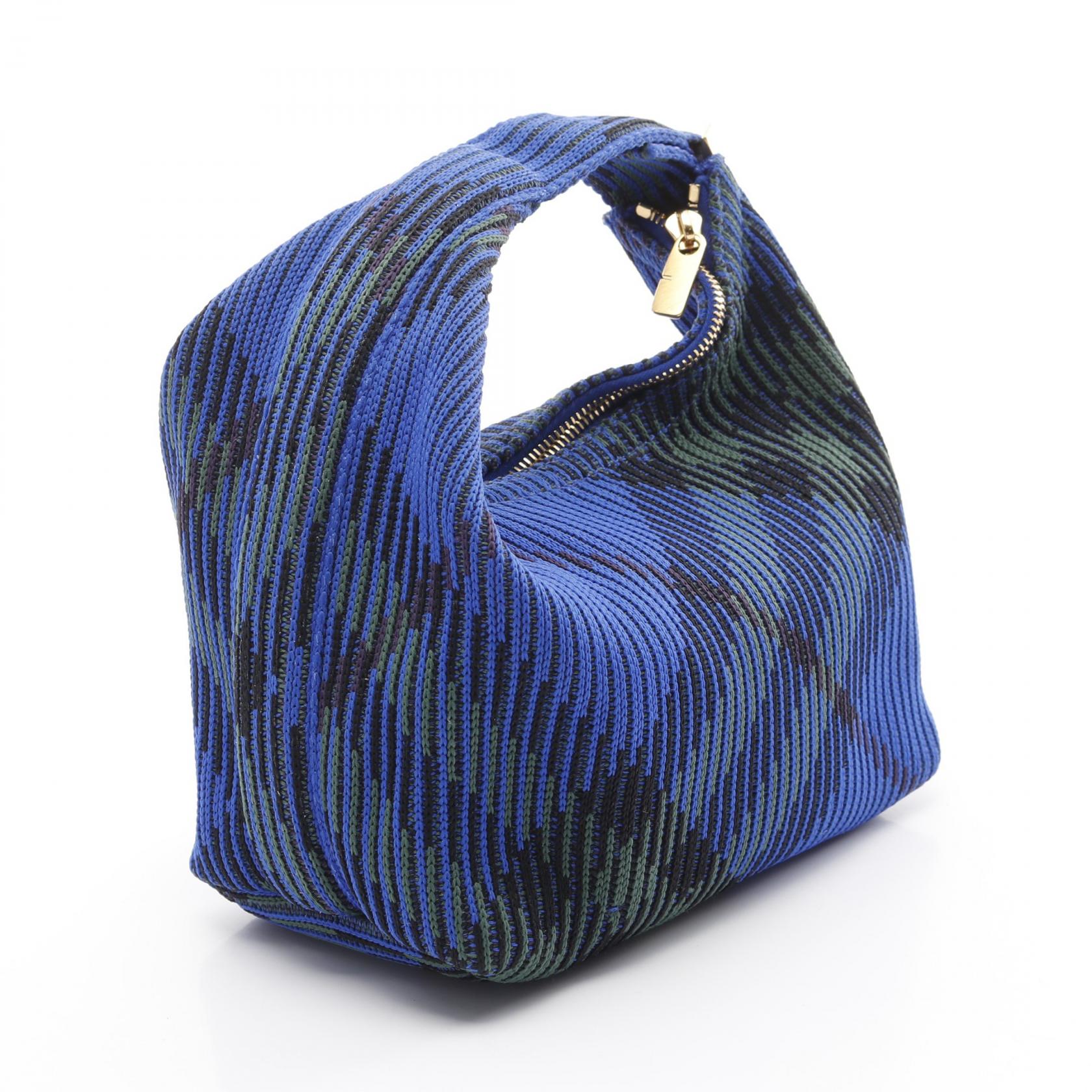 Burberry Mini Peg Duffle Bag Knit Fabric Handbag