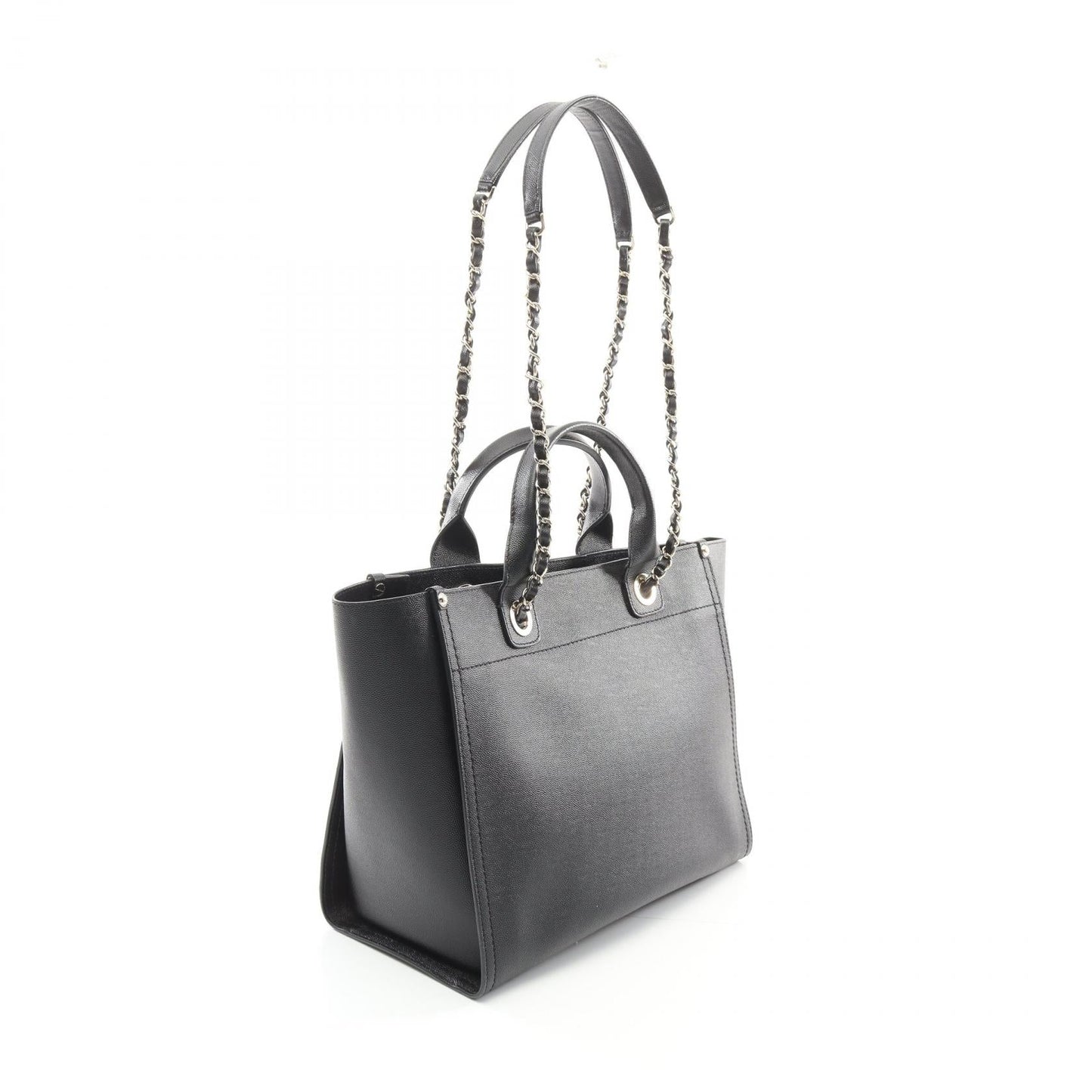 Chanel Deauville Grained Calfskin Tote Bag