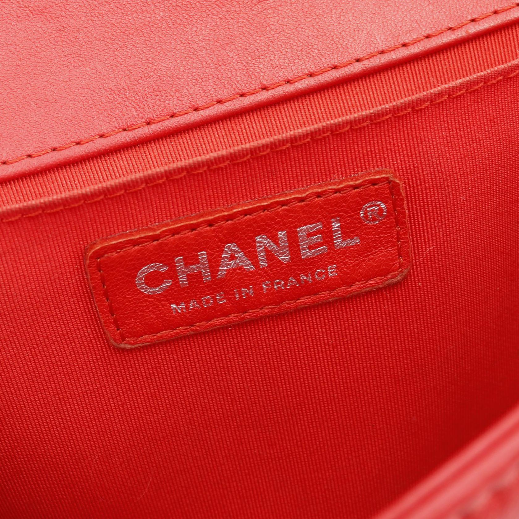 Chanel Boy Chanel Lambskin Shoulder Bag