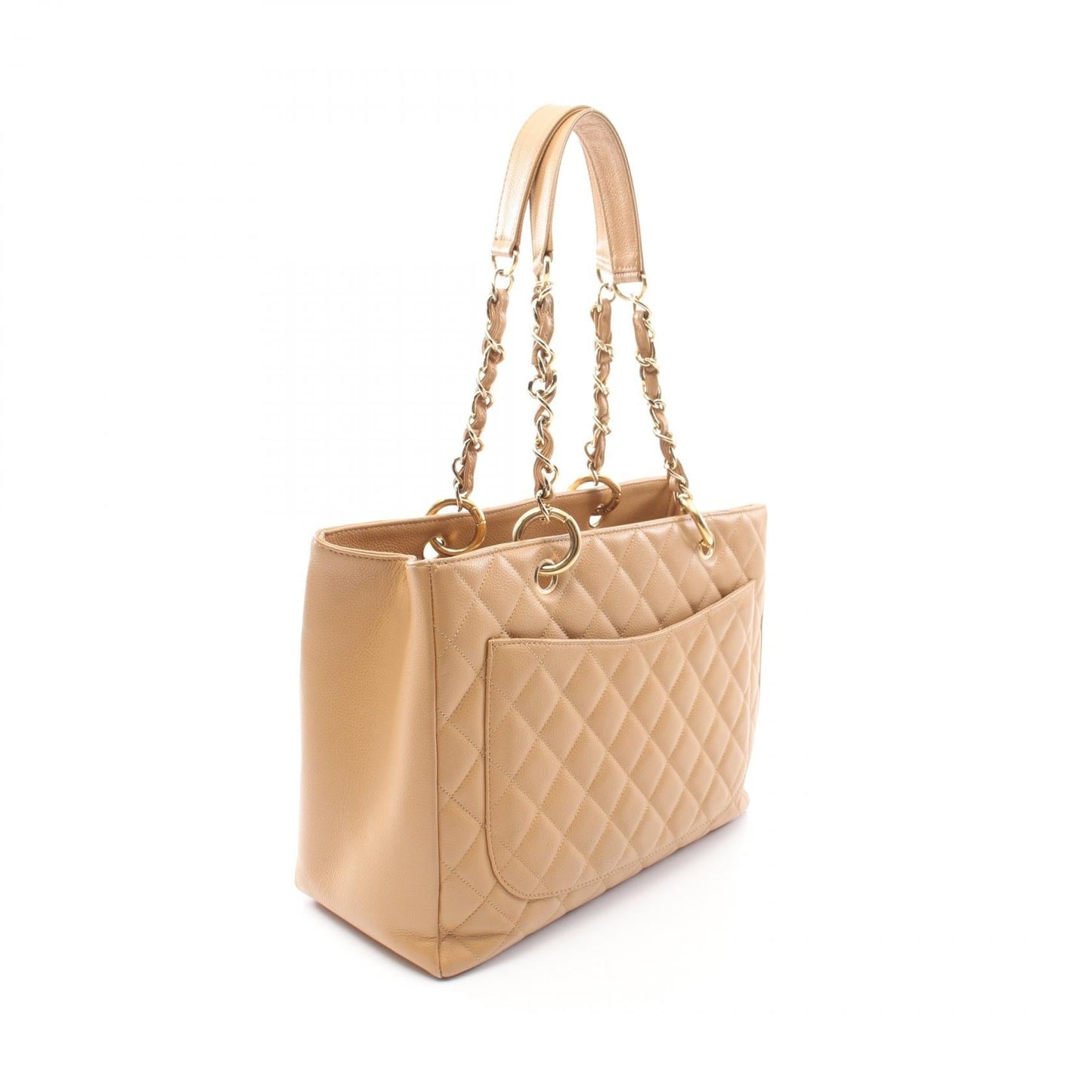 Chanel Matelasse Grand Shopping Tote Grained Calfskin Bag