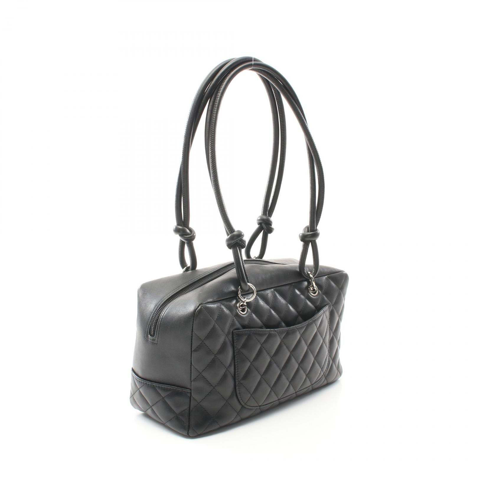 Chanel Cambon Line Leather 2way Shoulder Bag