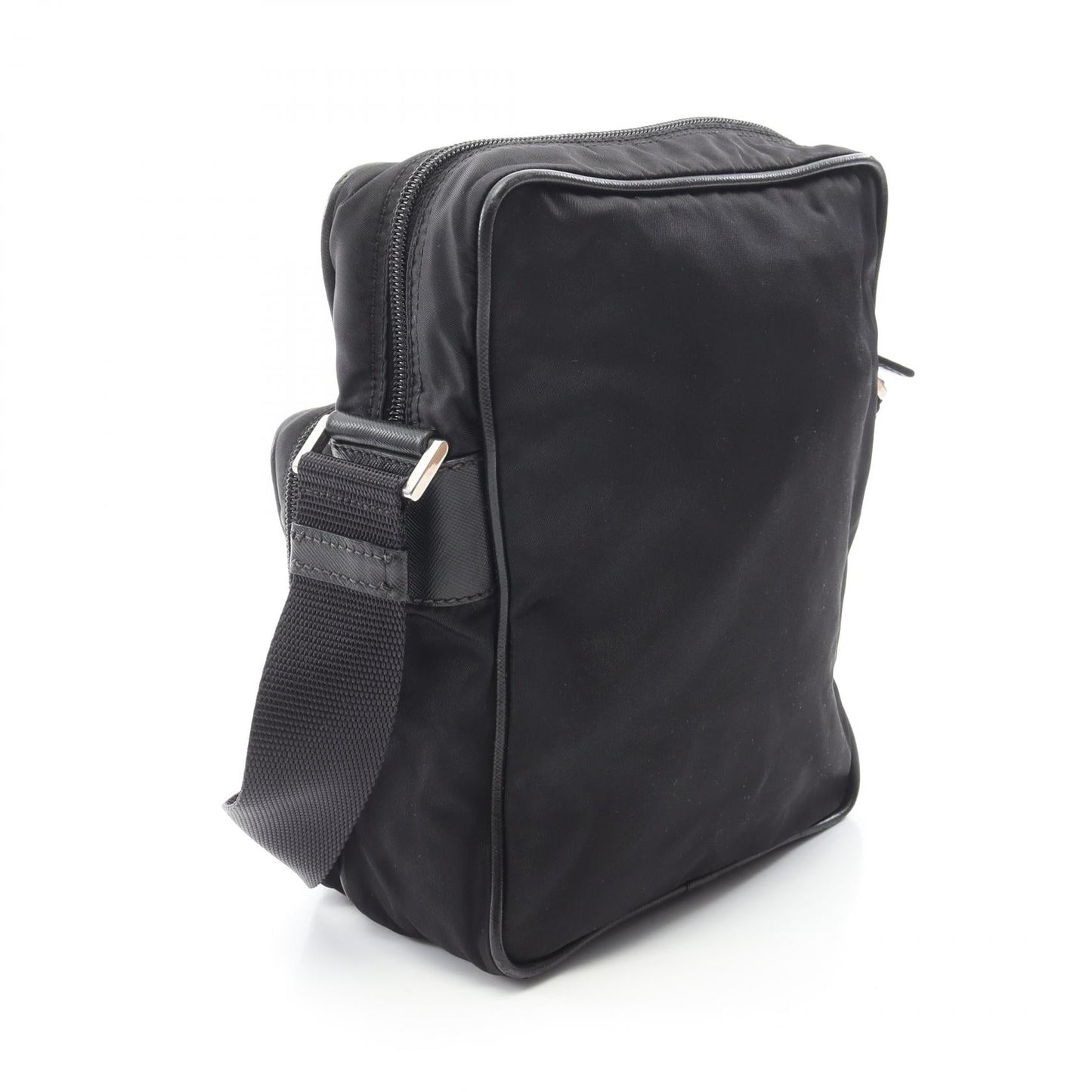 Prada VIAGGIO Nylon Saffiano Leather Shoulder Bag