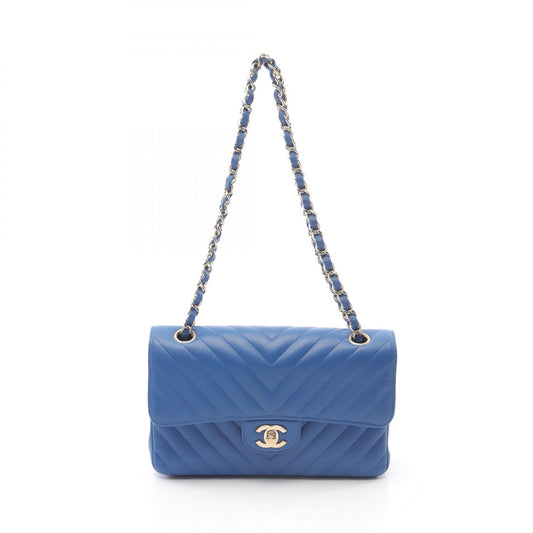 Chanel Chevron V Stitch Lambskin Shoulder Bag