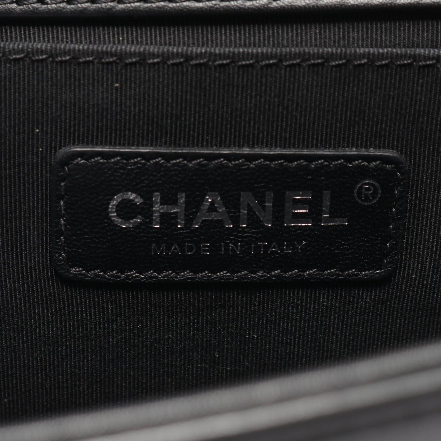 Chanel Boy Chanel Leather Fabric Shoulder Bag