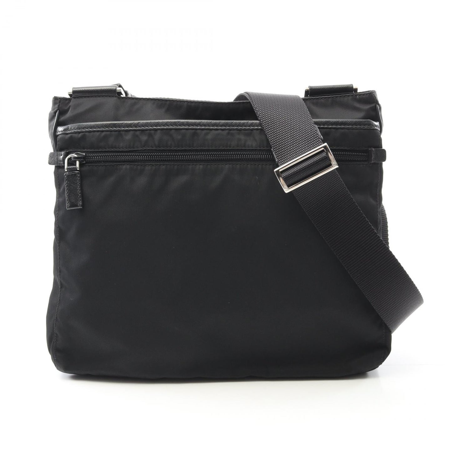 Prada VIAGGIO Nylon Saffiano Leather Shoulder Bag