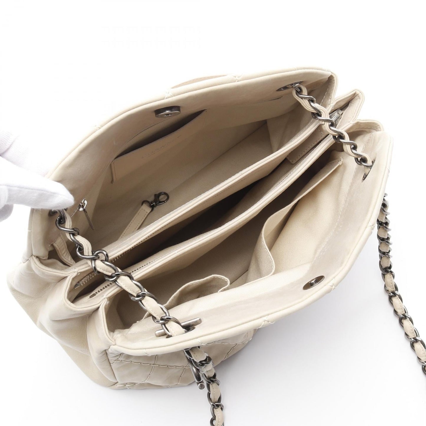 Chanel Mademoiselle Bowling Bag Calfskin Shoulder Bag