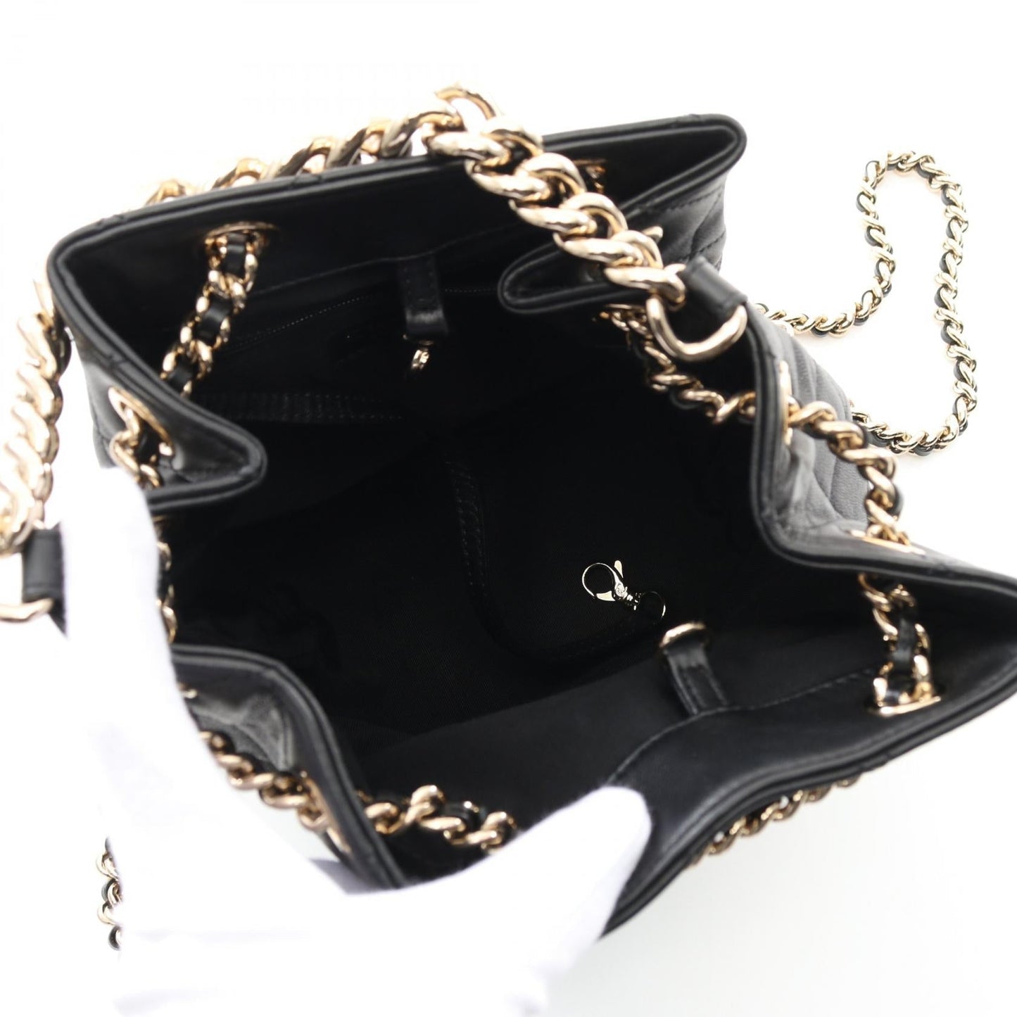 Chanel MatelassÃ© Studs Coco Calfskin Backpack