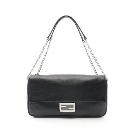 Fendi Baguette Chain Large Shoulder Bag Leather Bag