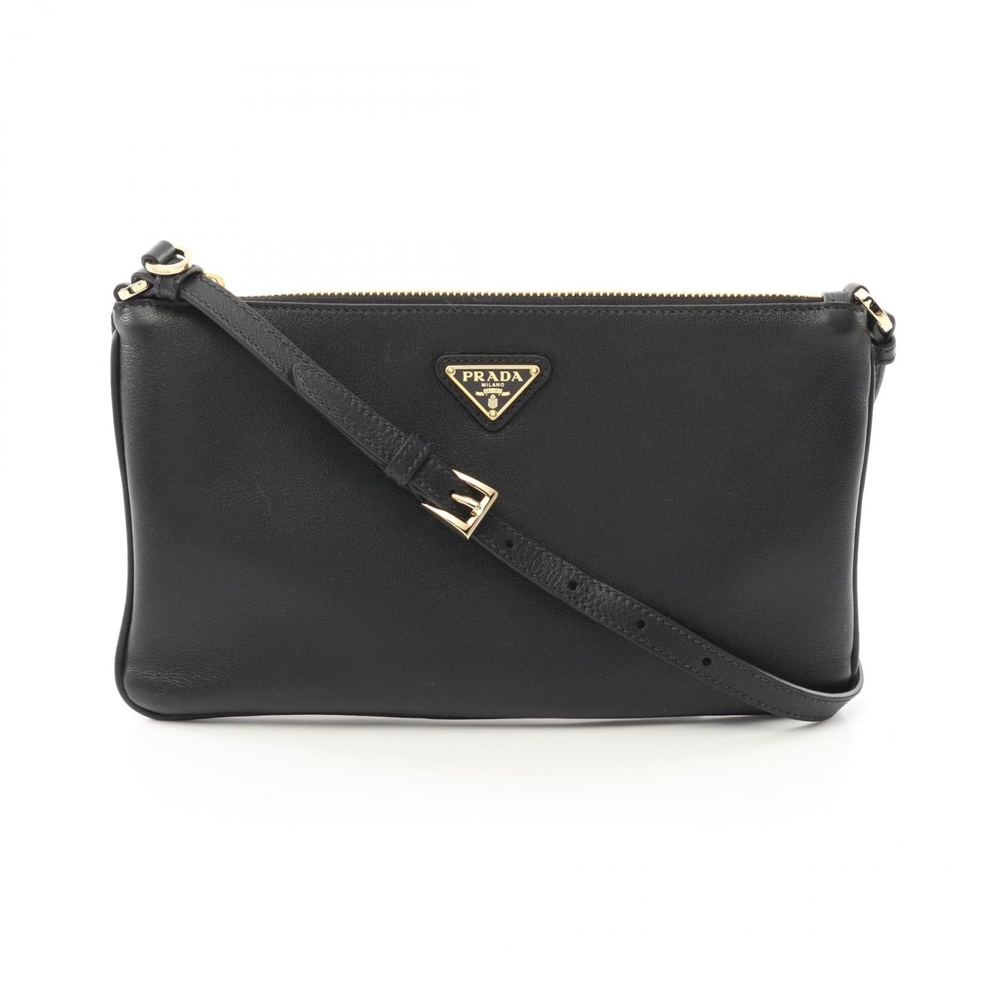 Prada SOFT GRAIN Calf Leather Shoulder Bag