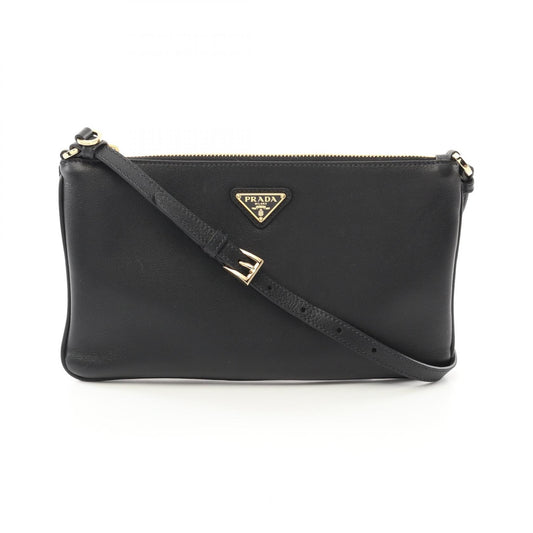 Prada SOFT GRAIN Calf Leather Shoulder Bag