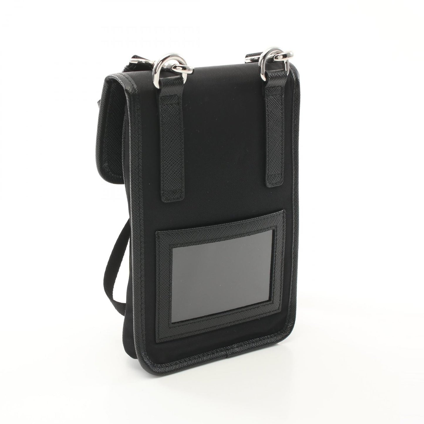 Prada TESSUTO+SAFFIANO Nylon+Saffiano Leather Shoulder Bag