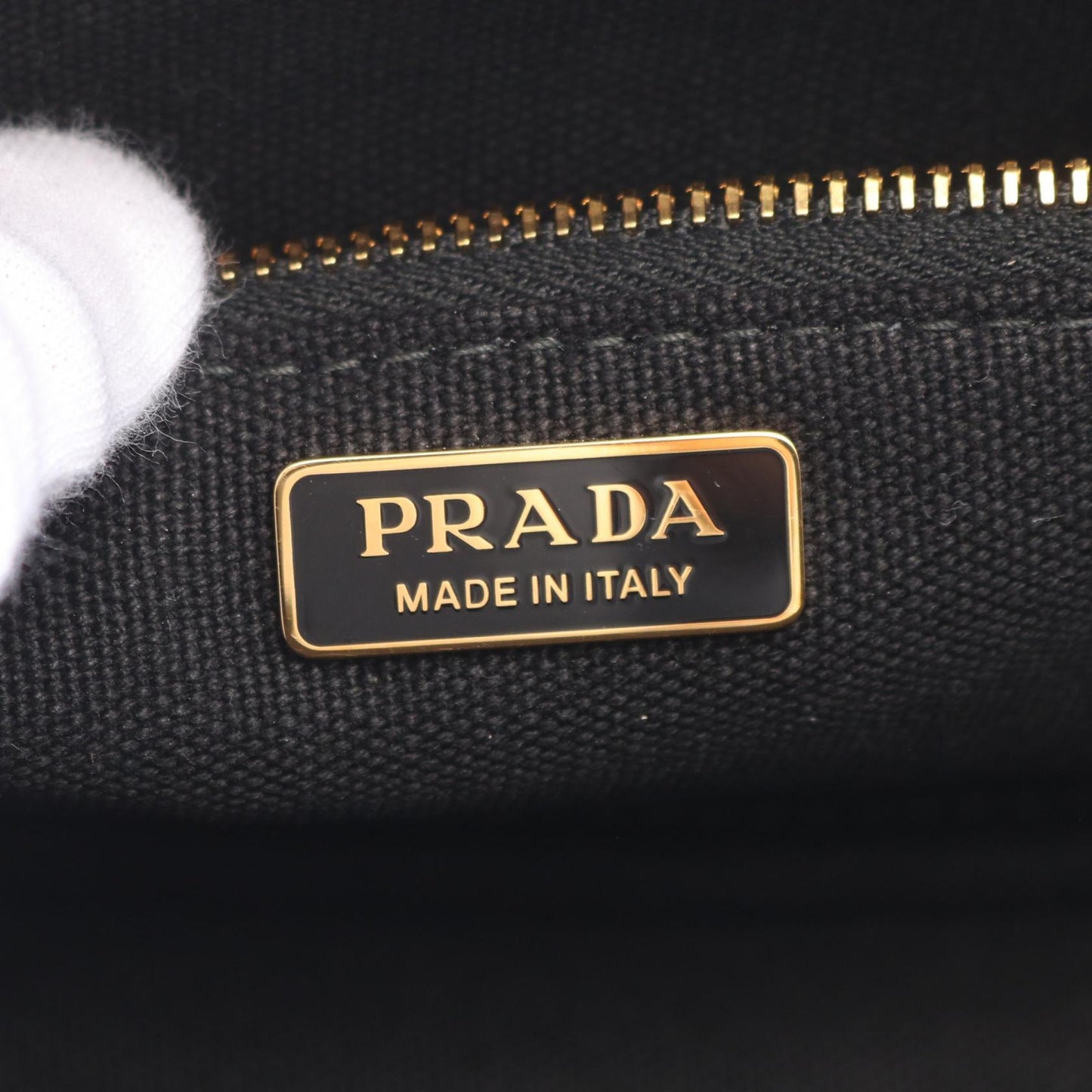 Prada 1BA038 Canvas Handbag