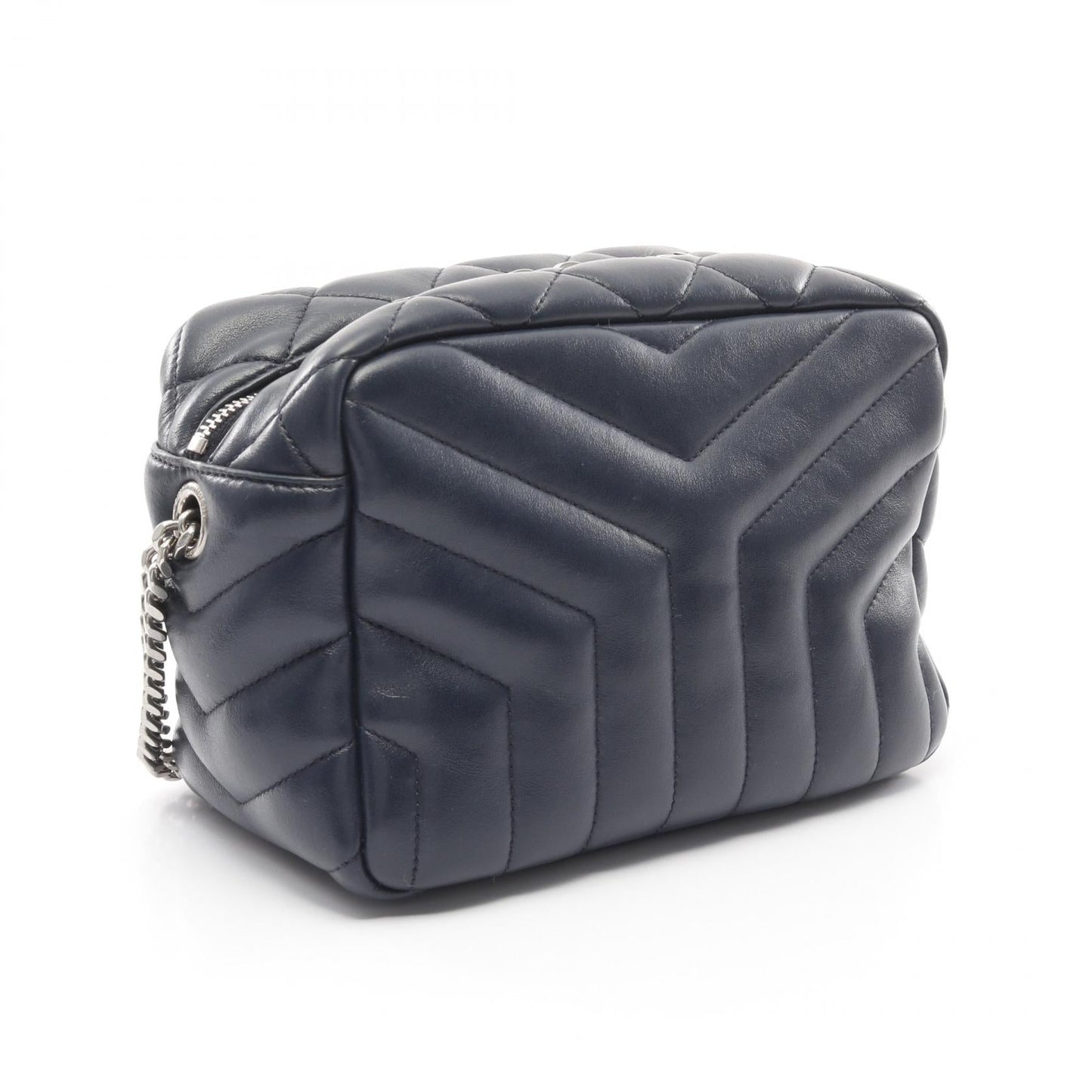 Saint Laurent Loulou Bowling Leather Shoulder Bag