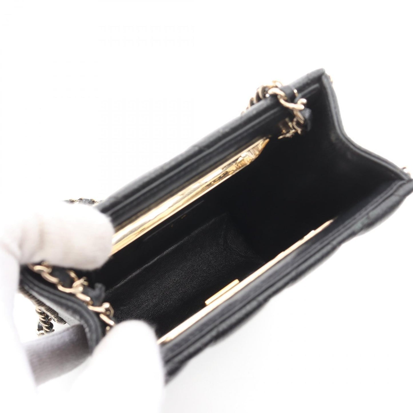 Chanel MatelassÃ© Caviar Skin Evening Shoulder Bag