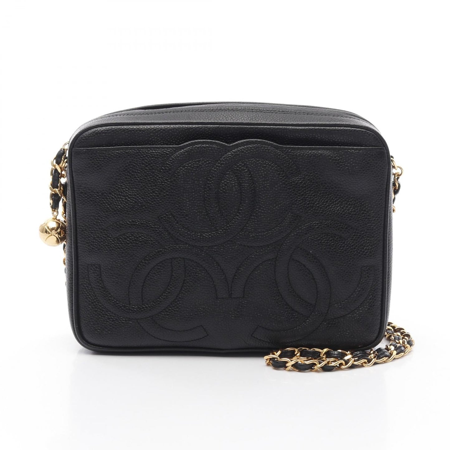 Chanel Triple Coco Caviar Skin Shoulder Bag