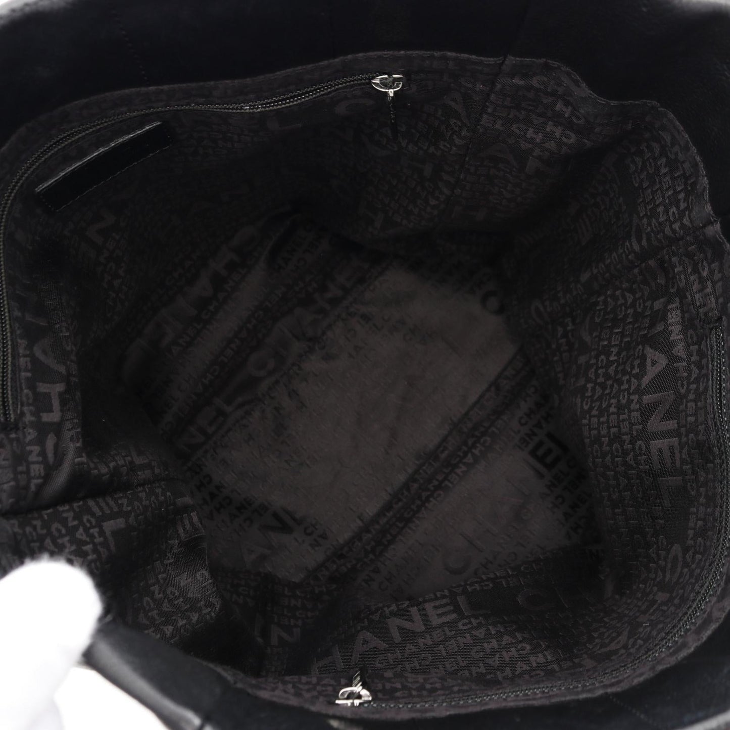Chanel Choco Bar Caviar Skin Tote Bag