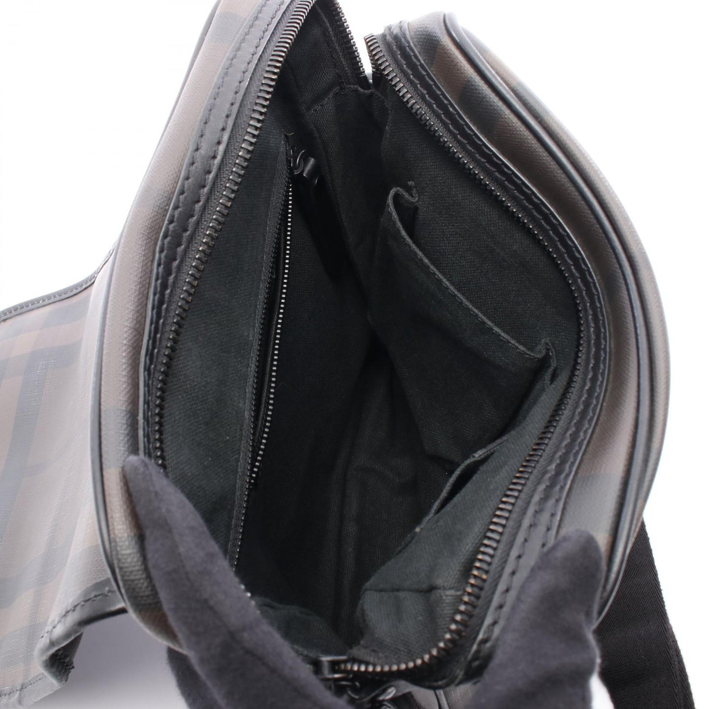 Burberry Check PVC Coated Canvas Shoulder Bag