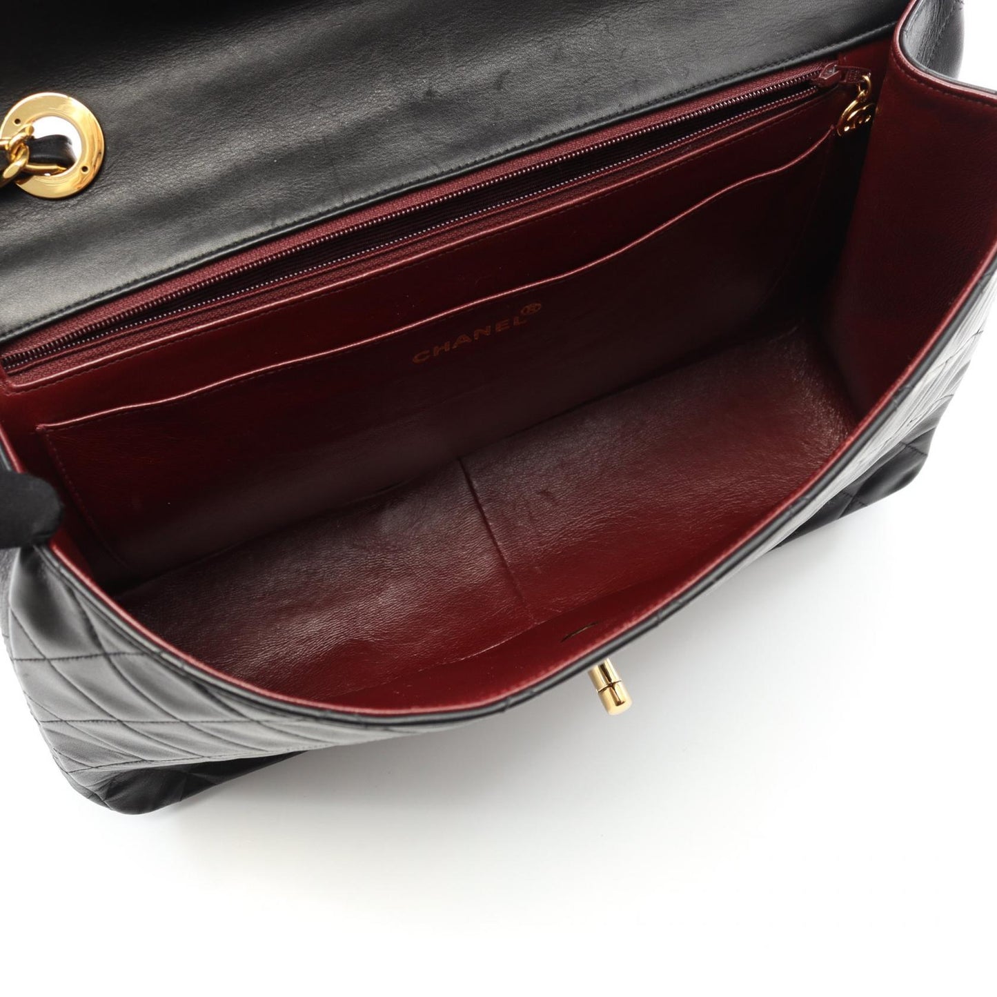 Chanel Deauville Lambskin Shoulder Bag