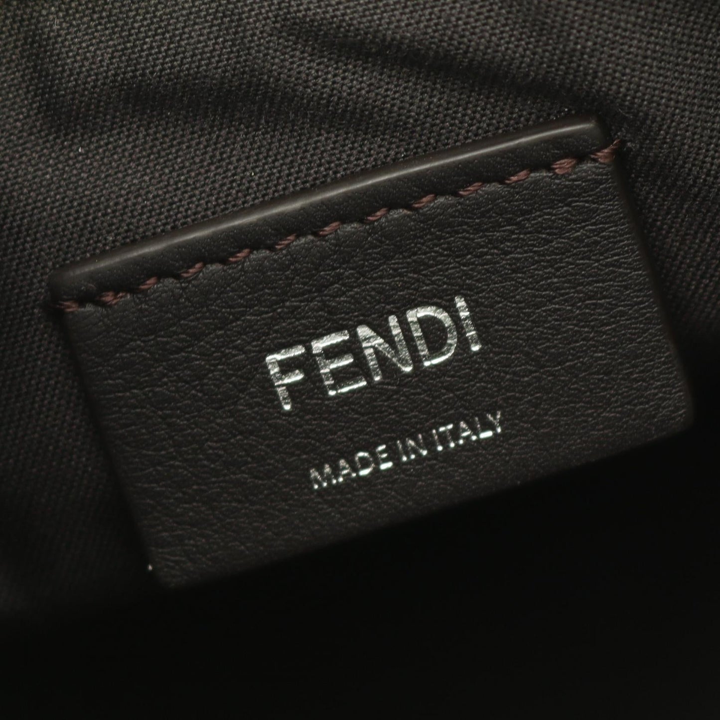 Fendi Graphy Leather Handbag
