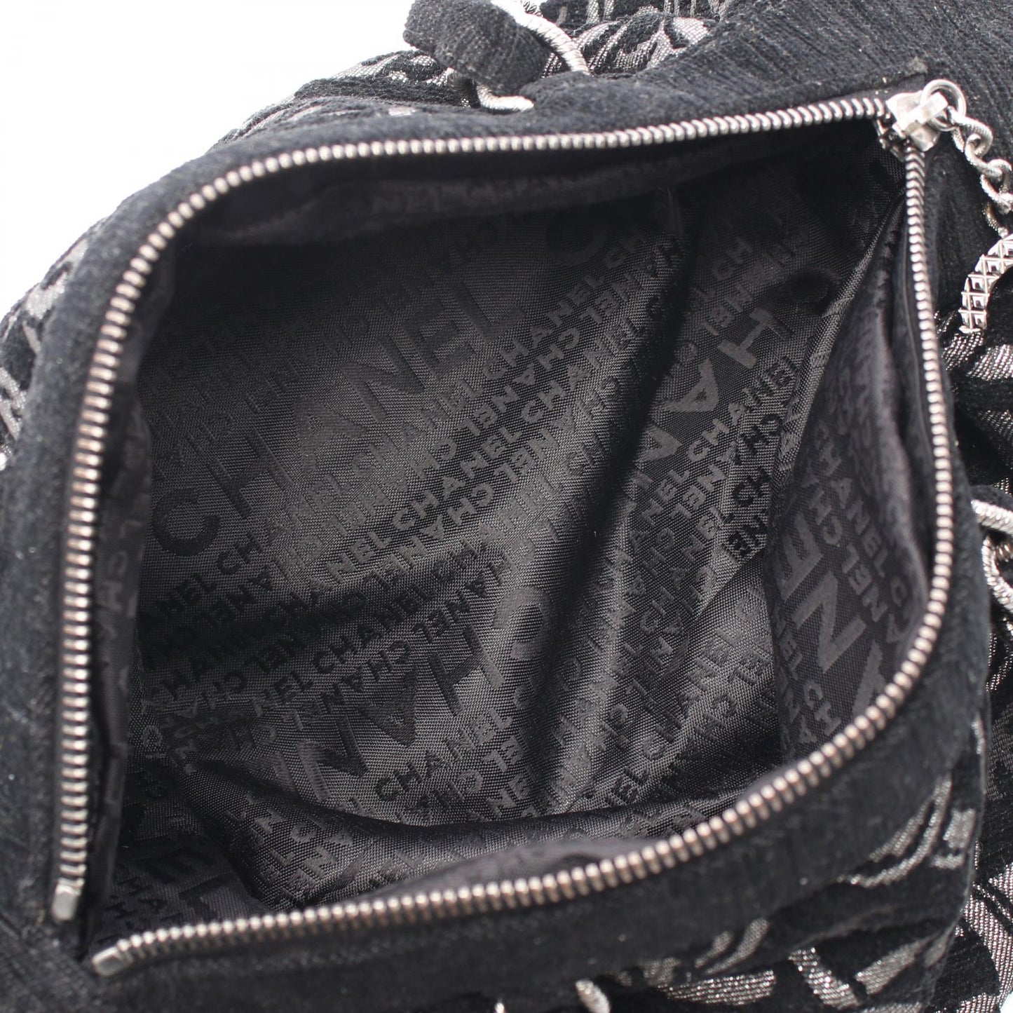 Chanel Coco Fabric Handbag