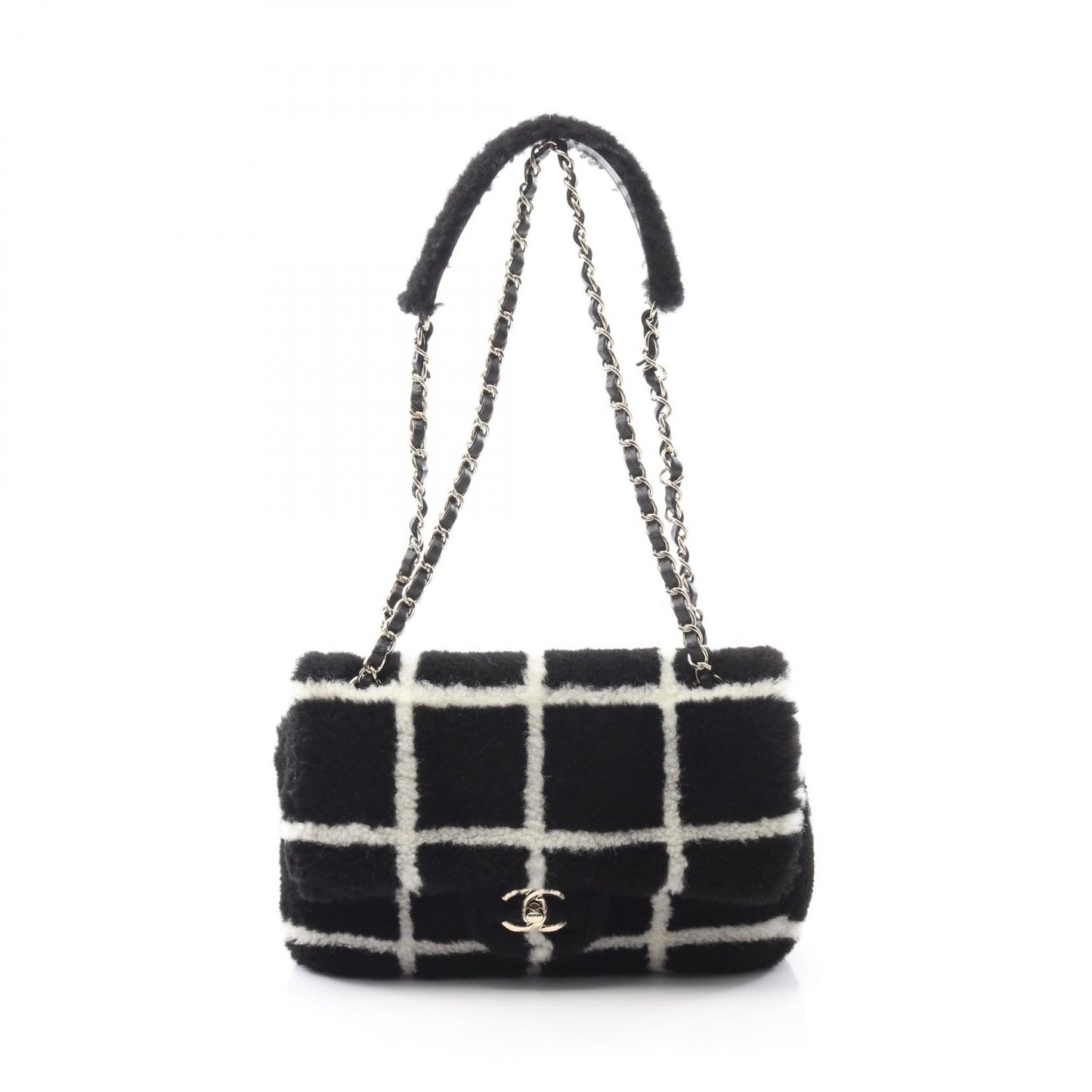 Chanel Coco Shearling Shoulder Bag