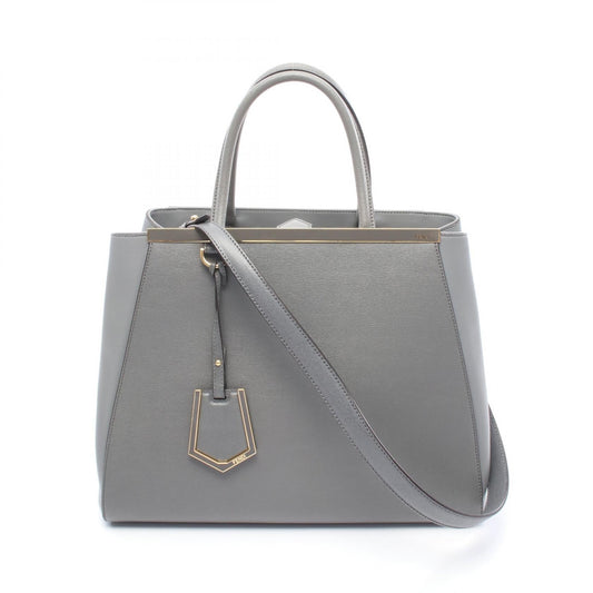 Fendi 2JOURS Leather Handbag
