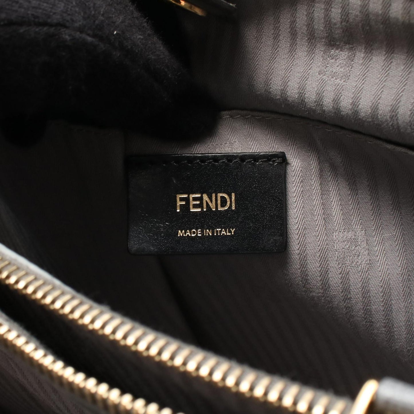 Fendi Baguette Calf Leather Messenger Bag