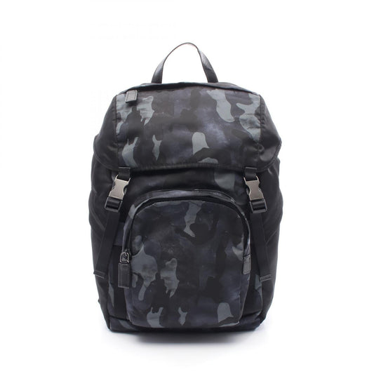 Prada 2VZ135 Nylon Saffiano Leather Backpack