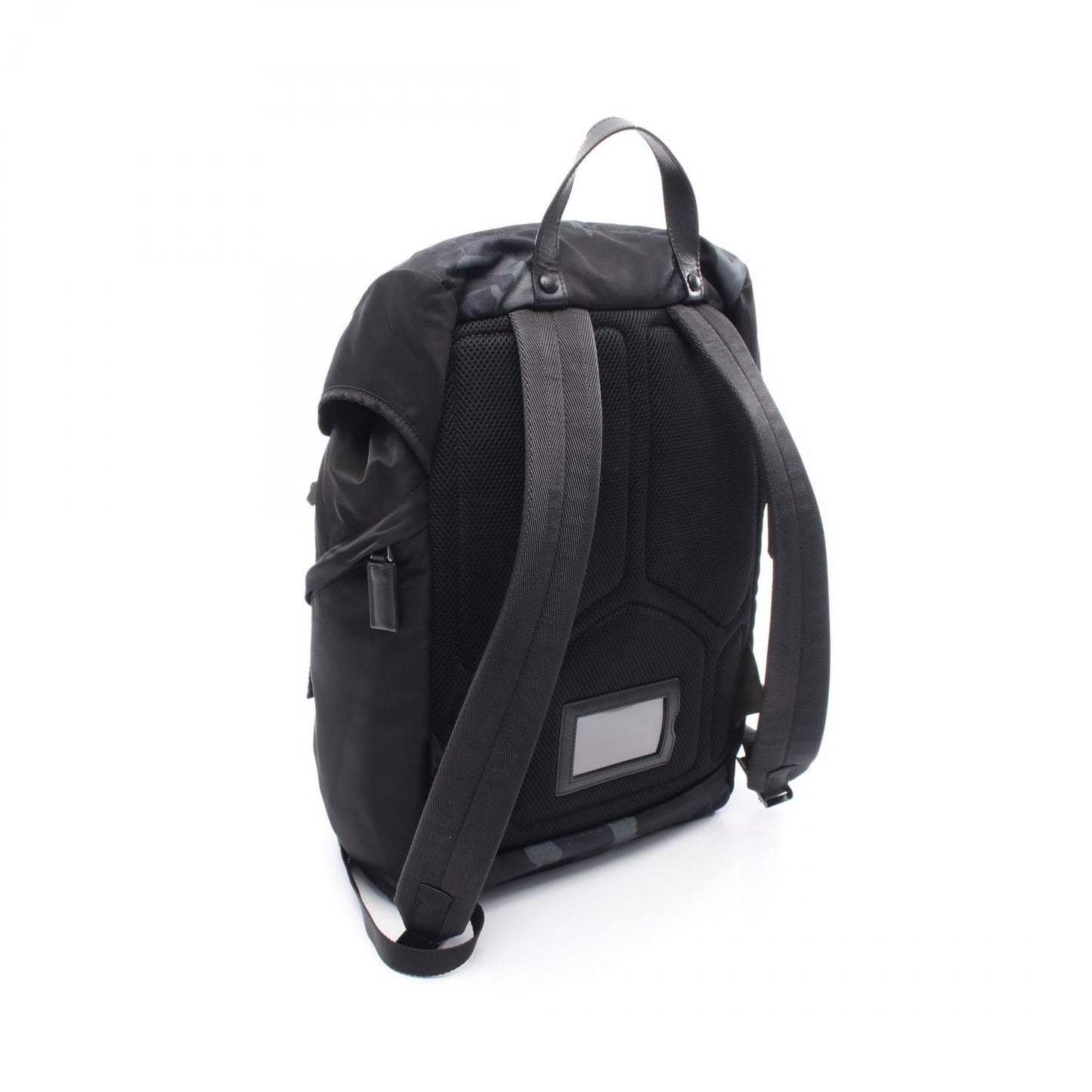 Prada 2VZ135 Nylon Saffiano Leather Backpack