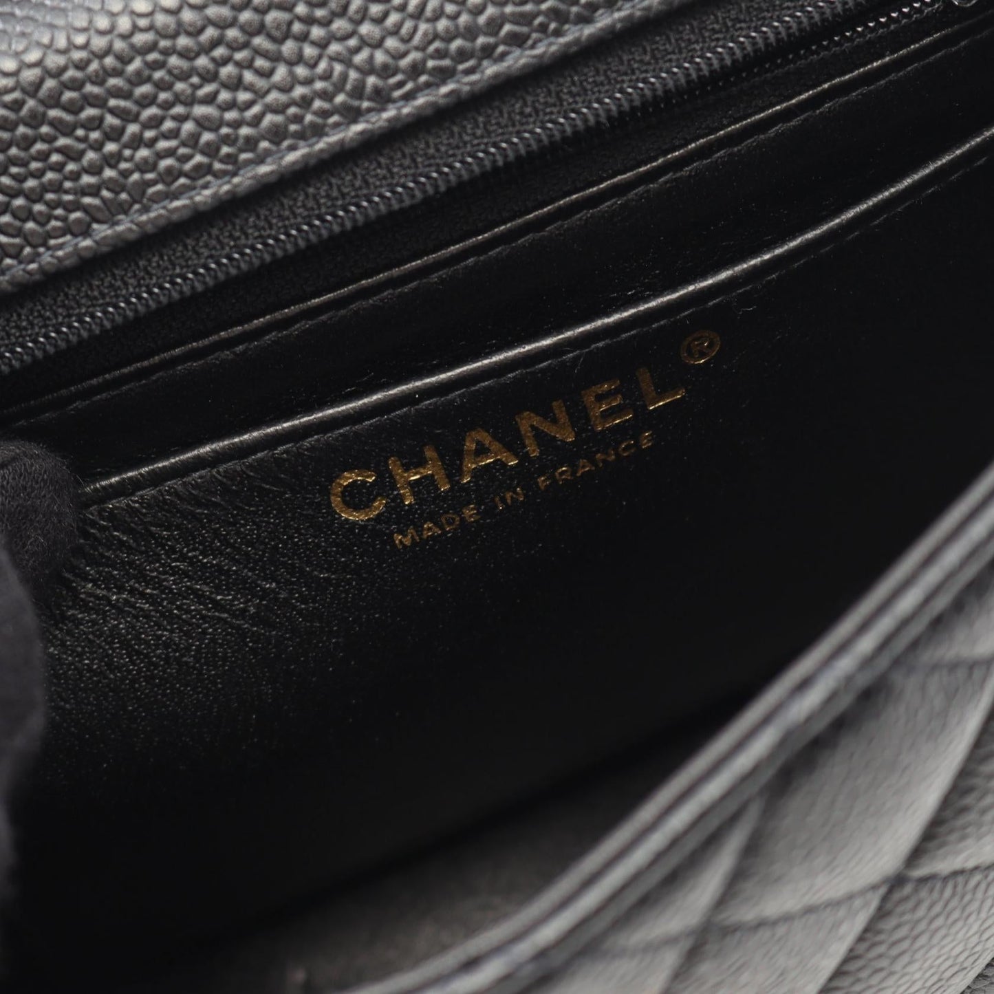 Chanel Mini MatelassÃ© Caviar Skin Shoulder Bag