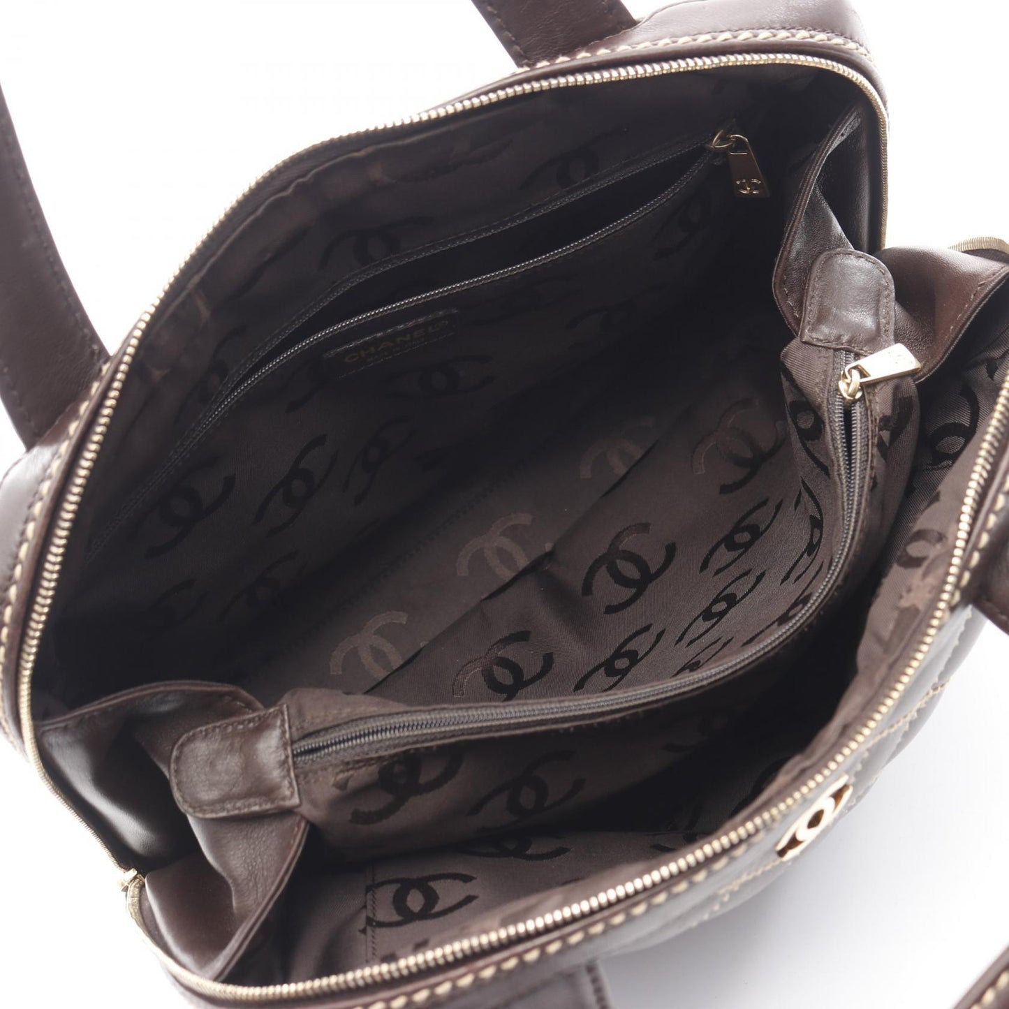 Chanel Wild Stitch Calf Handbag