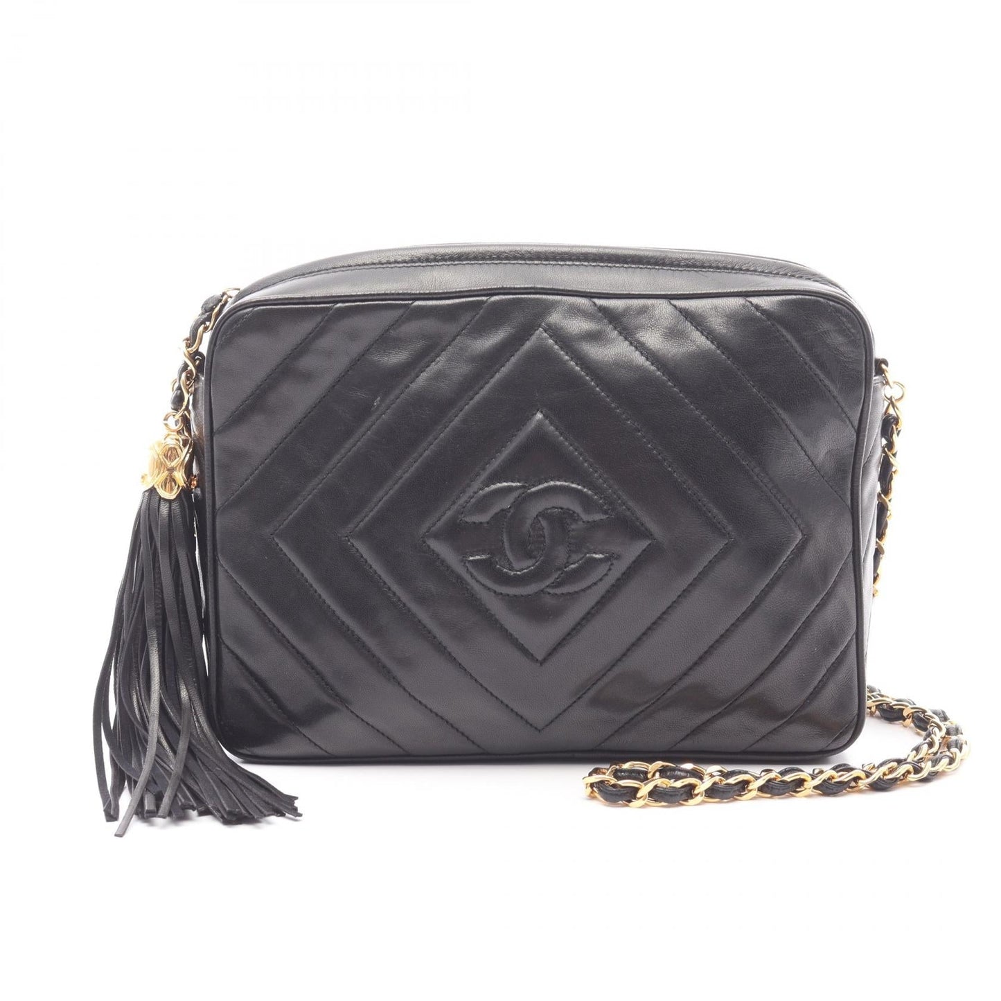 Chanel Coco Diamond Quilting Lambskin Shoulder Bag