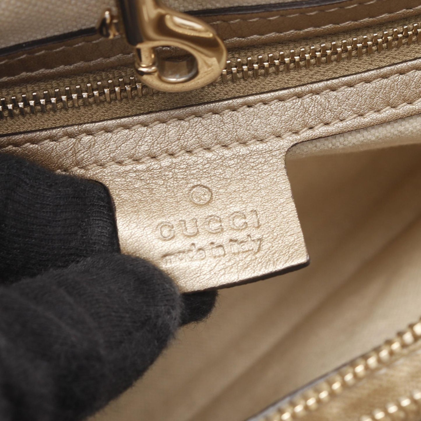 Gucci Bella Bamboo Leather Tote Bag