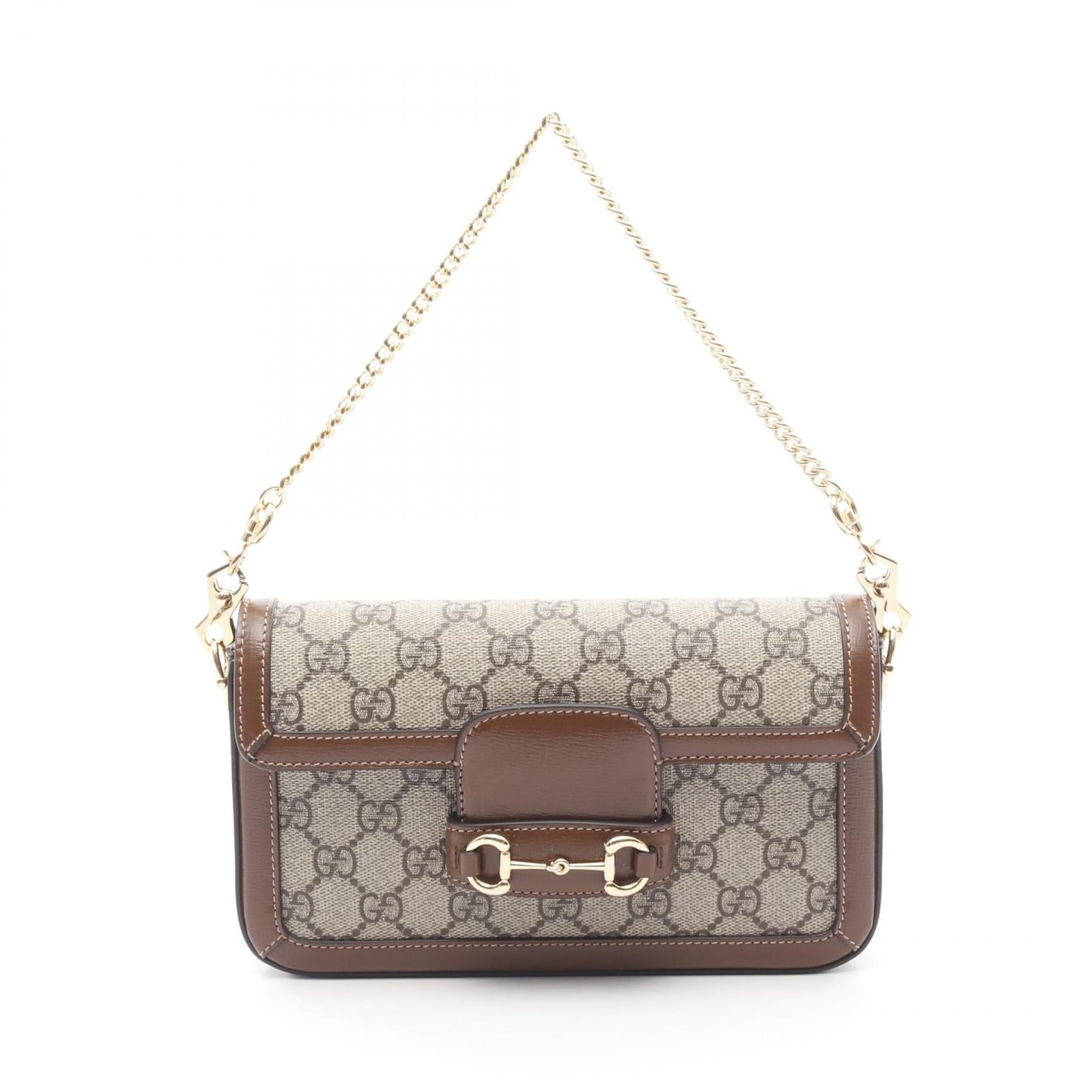 Gucci Horsebit 1955 GG Supreme Coated Canvas Handbag