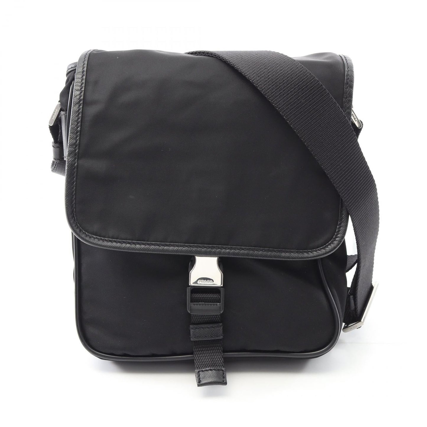 Prada Re-Nylon Saffiano Leather Shoulder Bag